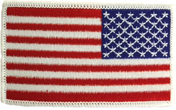 American Flag Patch - Right Field White
