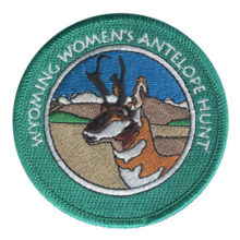Wyoming Women's Antelope Hunt Patch