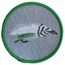 Green Fly Fishing Lure Patch