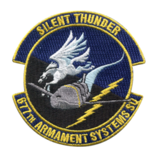 677th Armament Systems Squadron Morale Patch