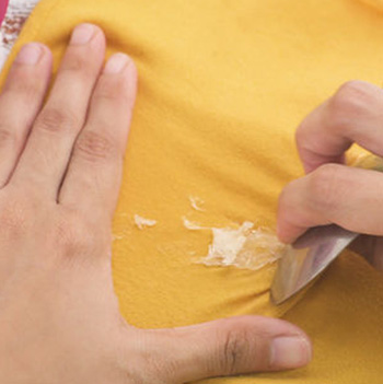 How to Remove Patch Glue off Clothes
