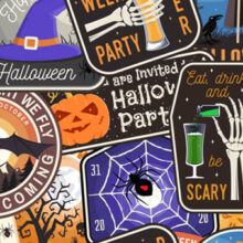 Halloween Iron-On Patches