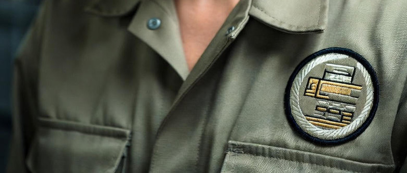 Durable Iron-On Patches for Work Uniforms